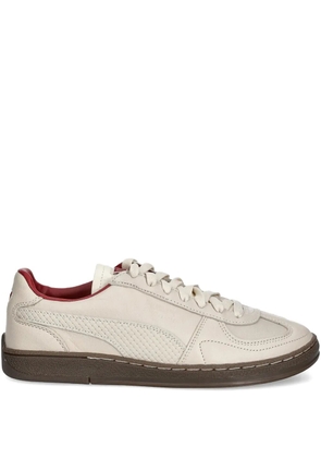 PUMA Super Tea leather panelled sneakers - Neutrals