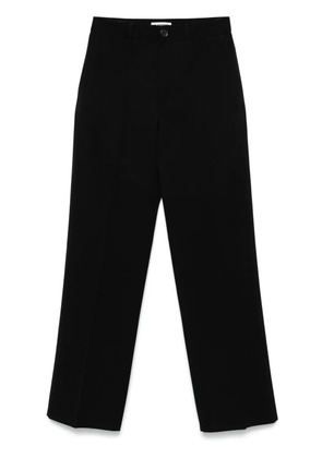 Jil Sander virgin-wool gabardine trousers - Black