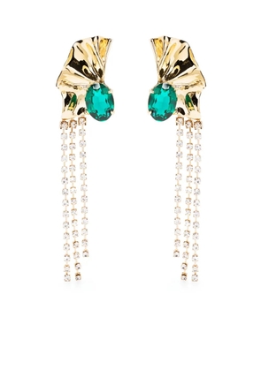 Sterling King Kiki crystal drop earrings - Gold