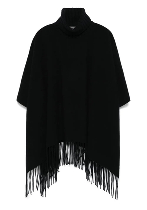 Fabiana Filippi Platinum Lucky poncho - Black