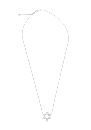 Jewels Aficionado x Sammy Jacqueline 18kt white gold Star Of David diamond necklace - Silver