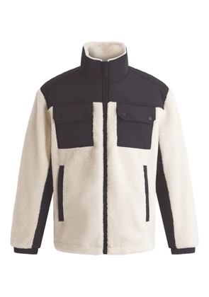 Fusalp fleece panelled jacket - Neutrals