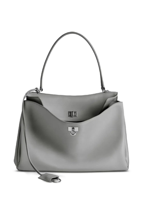 Balenciaga medium Rodeo leather tote bag - Grey