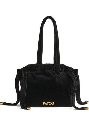 Patou Evening velvet drawstring bag - Black