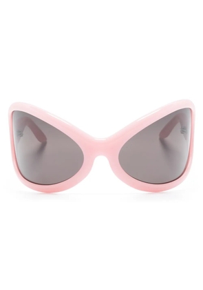 Acne Studios oversized round-frame sunglasses - Pink