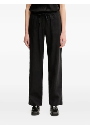 SAMSOE SAMSOE drawstring straight trousers - Black