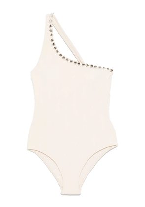TWINSET embossed swimsuit - Neutrals