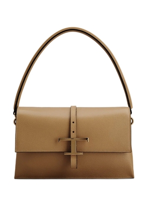 Tod's mini T-buckle flap bag - Brown