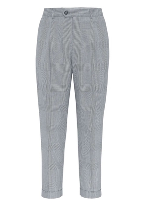 Brunello Cucinelli straight-leg wool trousers - Black