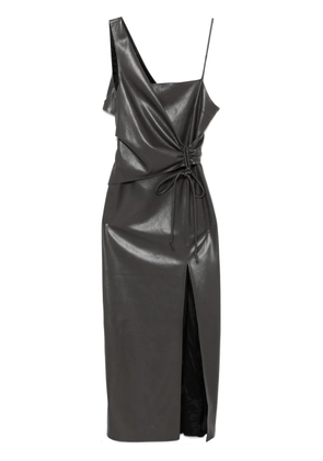 Nanushka asymmetric midi dress - Grey
