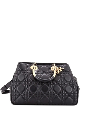 Christian Dior Pre-Owned Lady 95.22 Bag Cannage Embossed Leather Large tote bag - Black