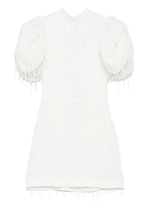 ROTATE BIRGER CHRISTENSEN puff-sleeve mini dress - White