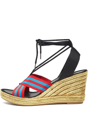 Marc Jacobs Vintage pre-owned 90mm wedge espadrilles - Black