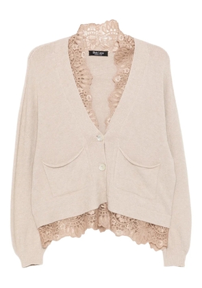 BLAKLACE button-up cardigan - Neutrals