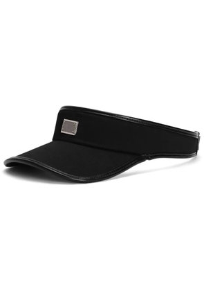 Dolce & Gabbana logo-plaque visor - Black