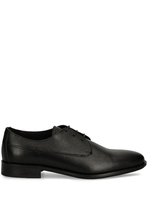BOSS leather derby shoes - Black