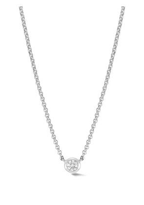 DOWER AND HALL Dewdrop pendant necklace - Silver