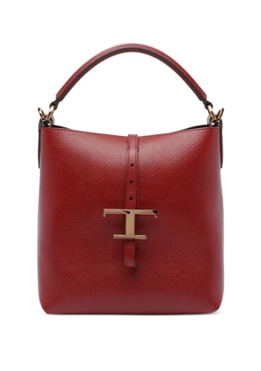 Tod's small t-buckle bucket bag - Red