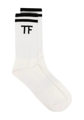 TOM FORD monogram jacquard socks - Black