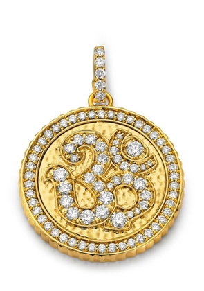 BUDDHA MAMA 20kt yellow gold diamond pendant
