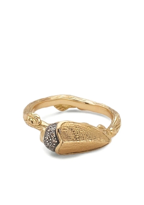 Bibi van der Velden 18kt yellow gold Scarab Stackable ring