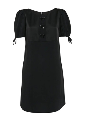 Valentino Pre-Owned puff-sleeve mini dress - Black