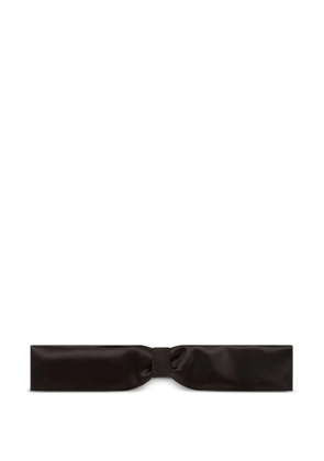 Nina Ricci satin bow tie - Black