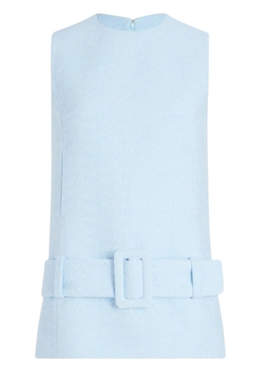 Patou belted minidress - Blue