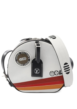 Louis Vuitton Pre-Owned 2019 Leather and Monogram LV Airline Boite Chapeau Souple crossbody bag - Brown