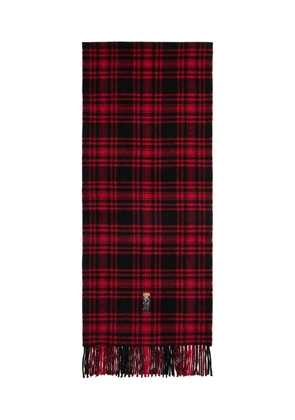 Polo Ralph Lauren Polo Bear plaid scarf - Red