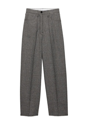 Prada prince of wales check trousers - Grey