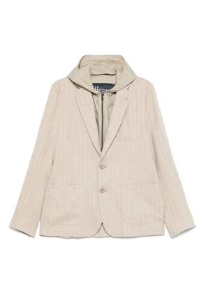 Herno layered-design blazer - Neutrals