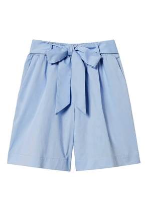 TWINSET pleat-detail shorts - Blue