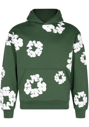 Denim Tears Cotton Wreath-print hoodie - Green