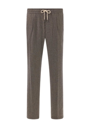 Boggi Milano City drawstring trousers - Brown