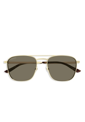 Gucci Eyewear pilot-frame sunglasses - Gold