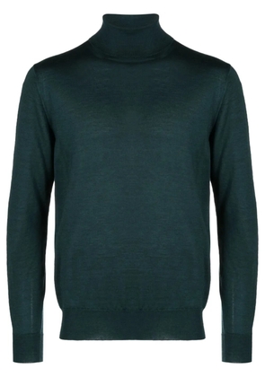 Cruciani roll-neck cashmere blend jumper - Green