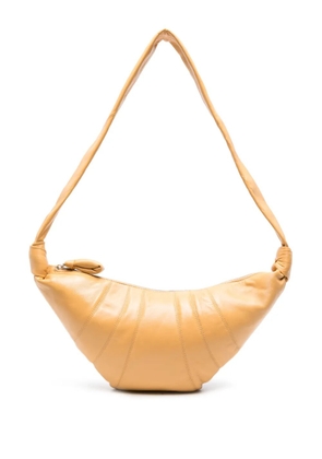 LEMAIRE medium Croissant leather shoulder bag - Orange