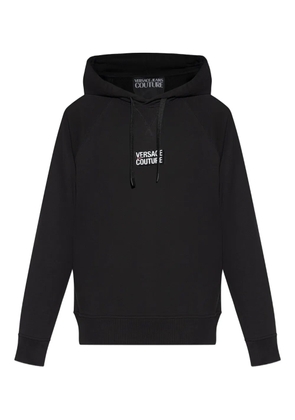 Versace Jeans Couture logo-patch hoodie - Black