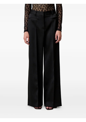Claudie Pierlot pleated wide-leg trousers - Black