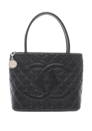 CHANEL Pre-Owned 2000-2002 quilted tote bag - Black