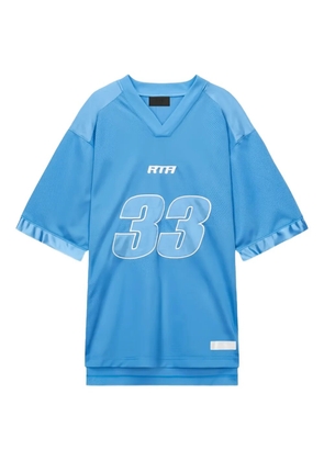 RTA Andres mesh T-shirt - Blue