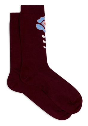 ETRO jacquard cotton socks - Red