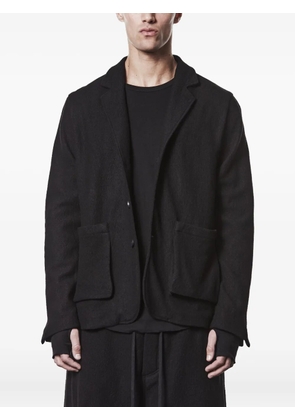 Thom Krom patch pocket wool jacket - Black