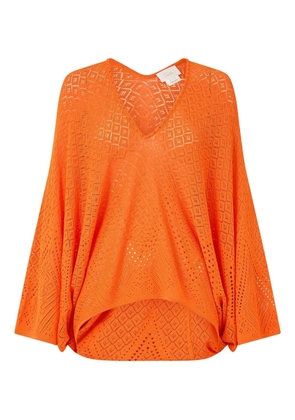 Camilla Basked In Baroque blouse - Orange