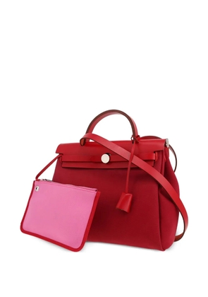 Hermès Pre-Owned 2021 Herbag removable-strap handbag - Red