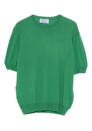 Prada round-neck short-sleeve T-shirt - Green