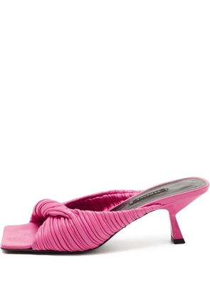 Versace Pre-Owned 65mm leather sandals - Pink