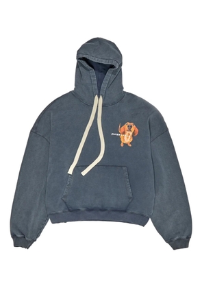 Bimba y Lola graphic-print hoodie - Blue