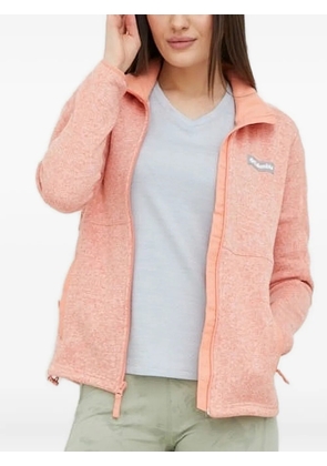 Columbia logo-embroidered zip-up sweatshirt - Pink
